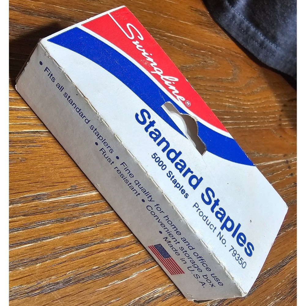 Swingline Standard Staples 5000 Ct Product No 79350 Rust Resistant Made in USA